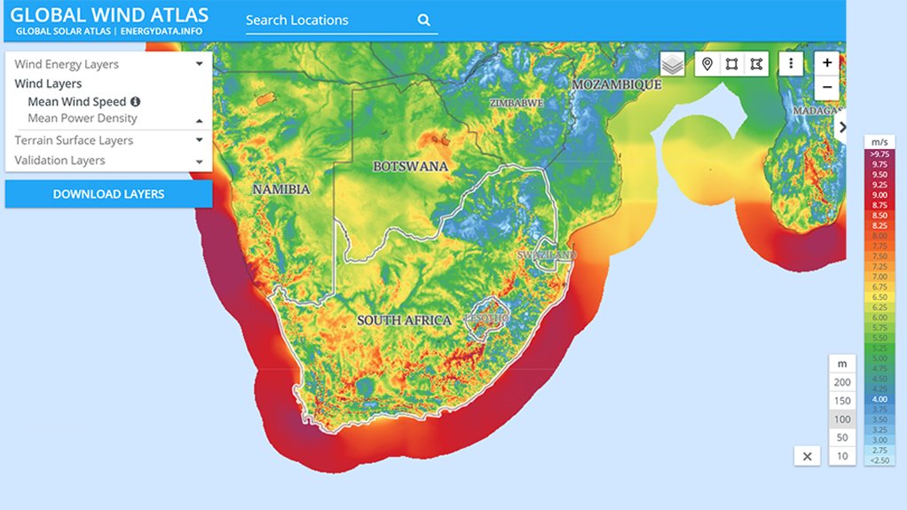 South Africa's offshore wind resource