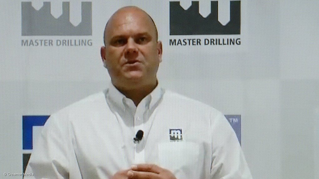 Master Drilling technology director Koos Jordaan