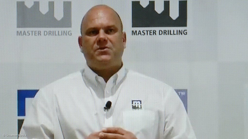 Master Drilling technology director Koos Jordaan 