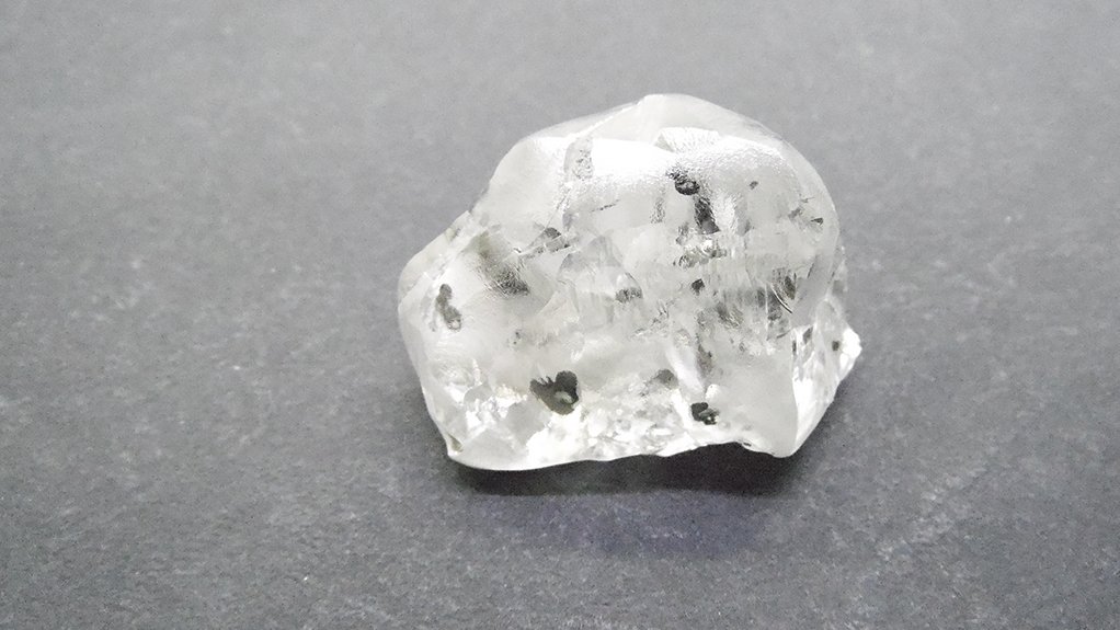 233 ct Type II white diamond 