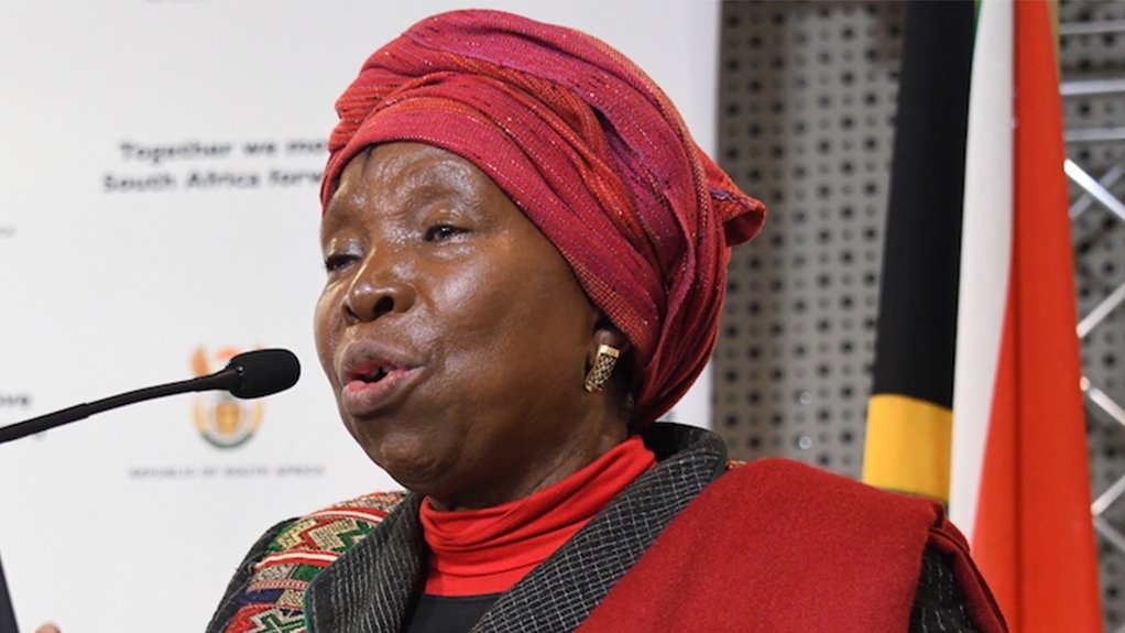 Cogta Minster Nkosazana Dlamini-Zuma 