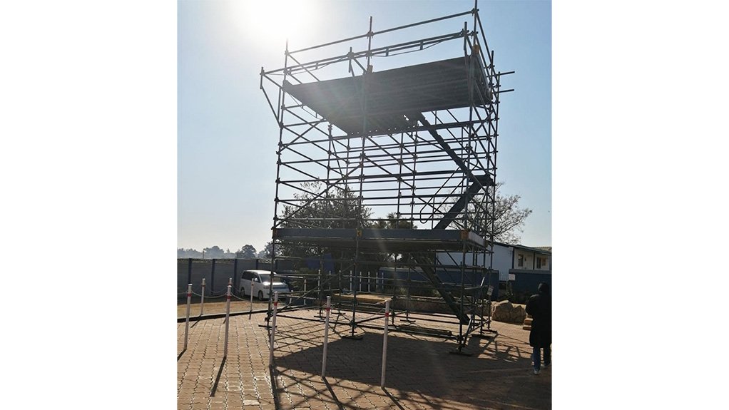 HIGHER GRADE
Being able to do practical training at height is now possible with the structures erected at KBC's various training facilities