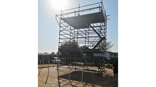 HIGHER GRADE
Being able to do practical training at height is now possible with the structures erected at KBC's various training facilities