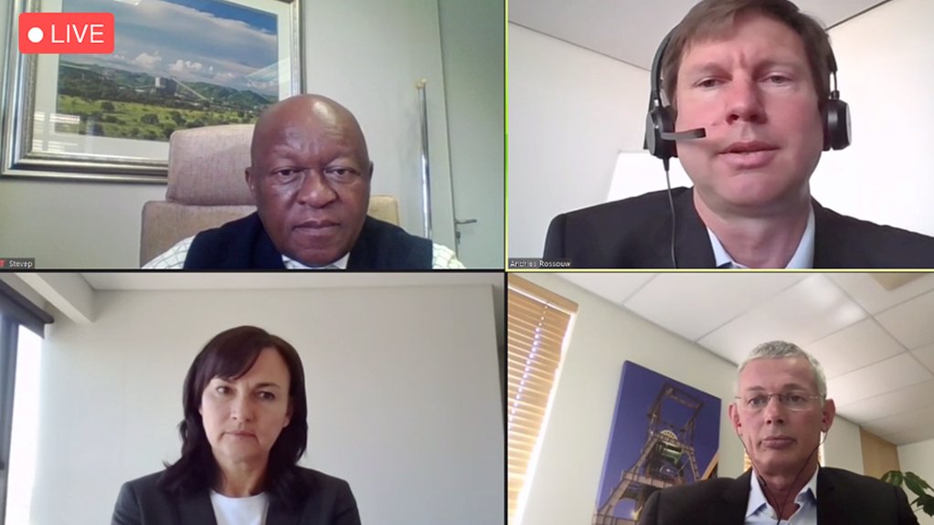 Steve Phiri, Andries Rossouw (from left top) and Natascha Viljoen, Nico Muller (from left bottom)