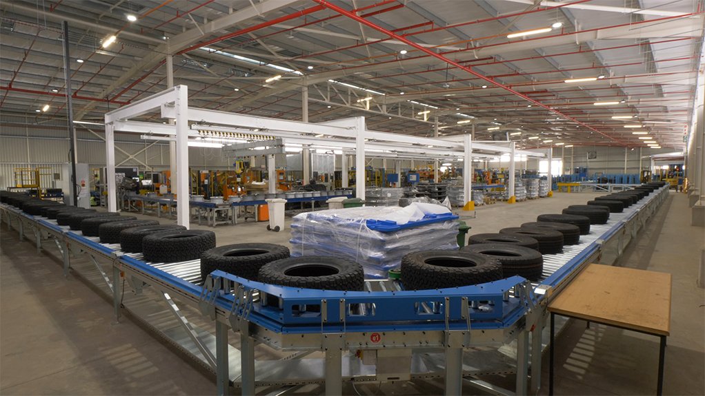 The new wheel and tyre facility at Ford's Silverton plant