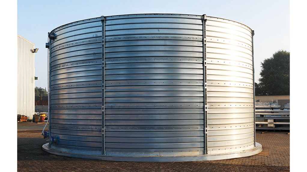TANK TOP The Maxi range of tanks offers water storage capacity of up to 1.5Mℓ