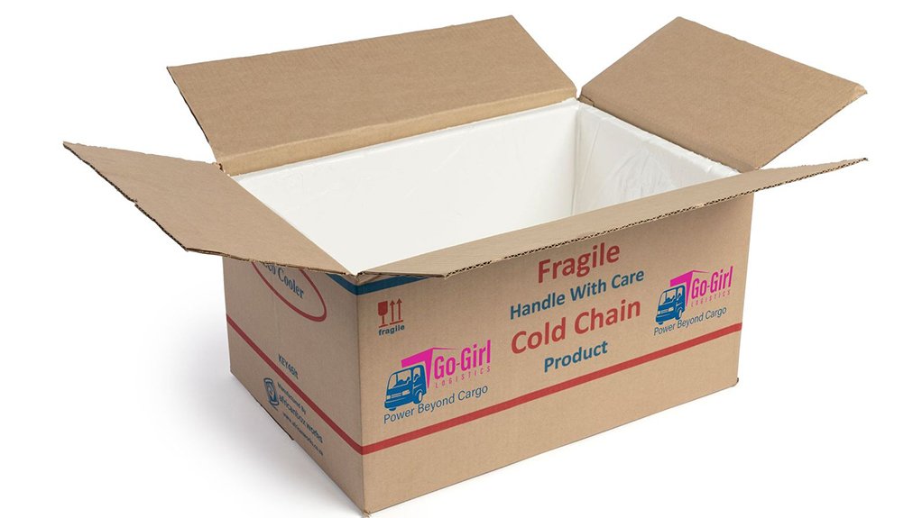 Insulated shipping box from Go-Girl Logistics