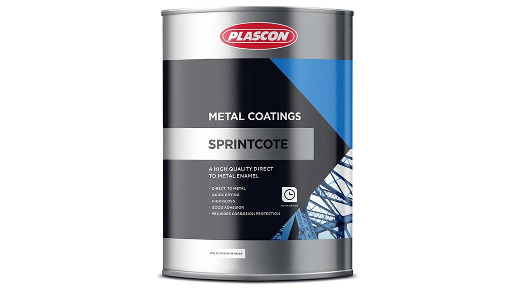 Plascon's Sprintcote metal coating