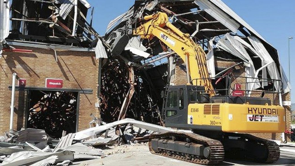 Skills and equipment allow Jet Demolition to respond quickly and effectively to emergency projects