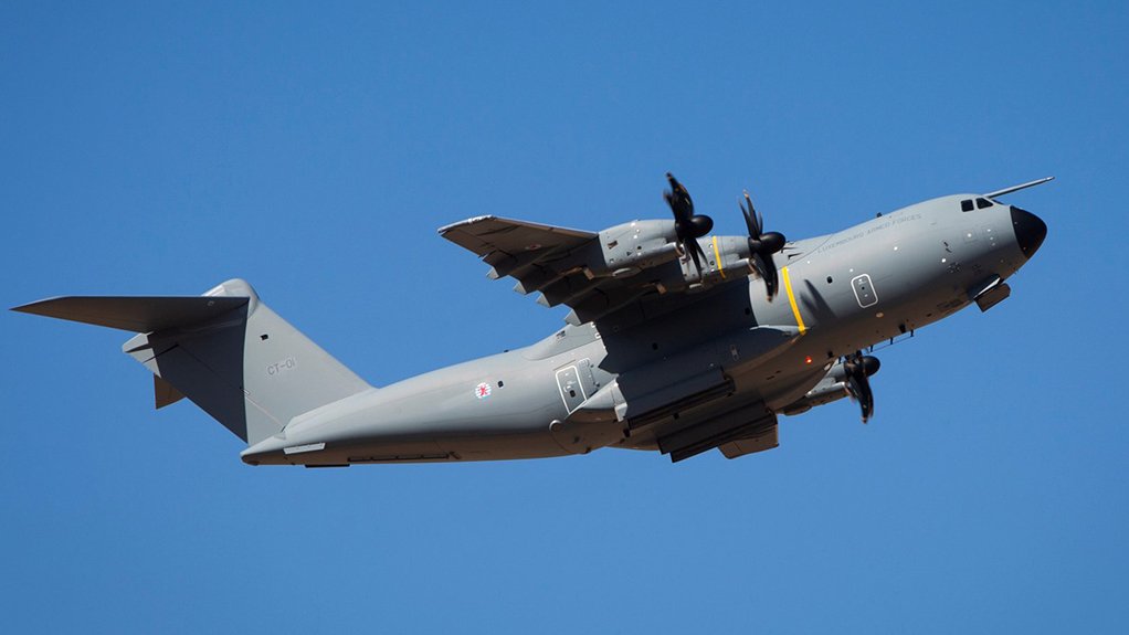 Luxembourg’s A400M, photographed on its maiden flight 