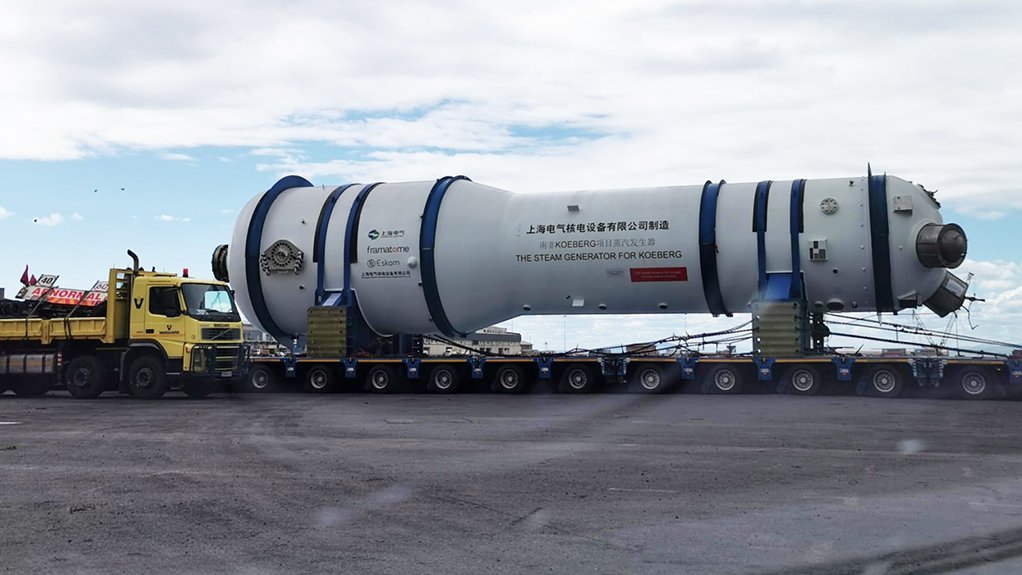 Koeberg nuclear power station steam-generator replacement project, South Africa