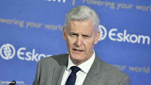 Eskom CEO Andre de Ruyter