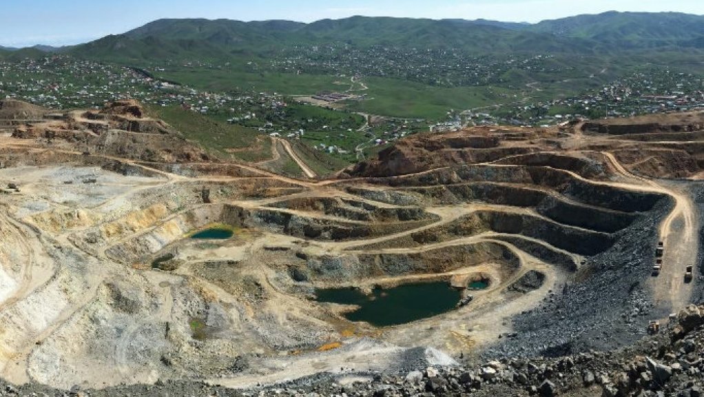 The Gedabek openpit mine, in Azerbaijan
