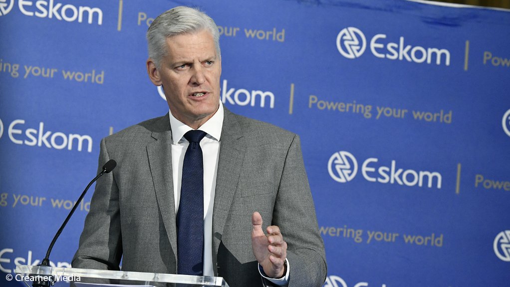 Eskom CEO Andre de Ruyter