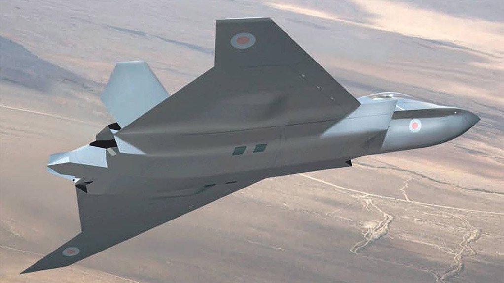 An artist’s impression of a future fighter derived from the tempest programme