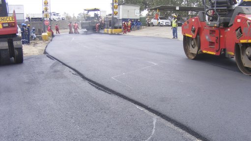 Construction of the road using the new materials