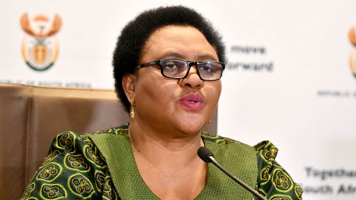 Agriculture, Land Reform and Rural Development Minister Thoko Didiza