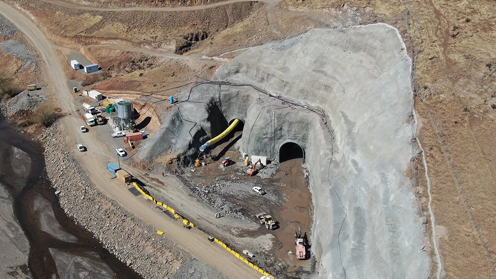 Tunnelling works progressing at Lesotho Highlands Water Project