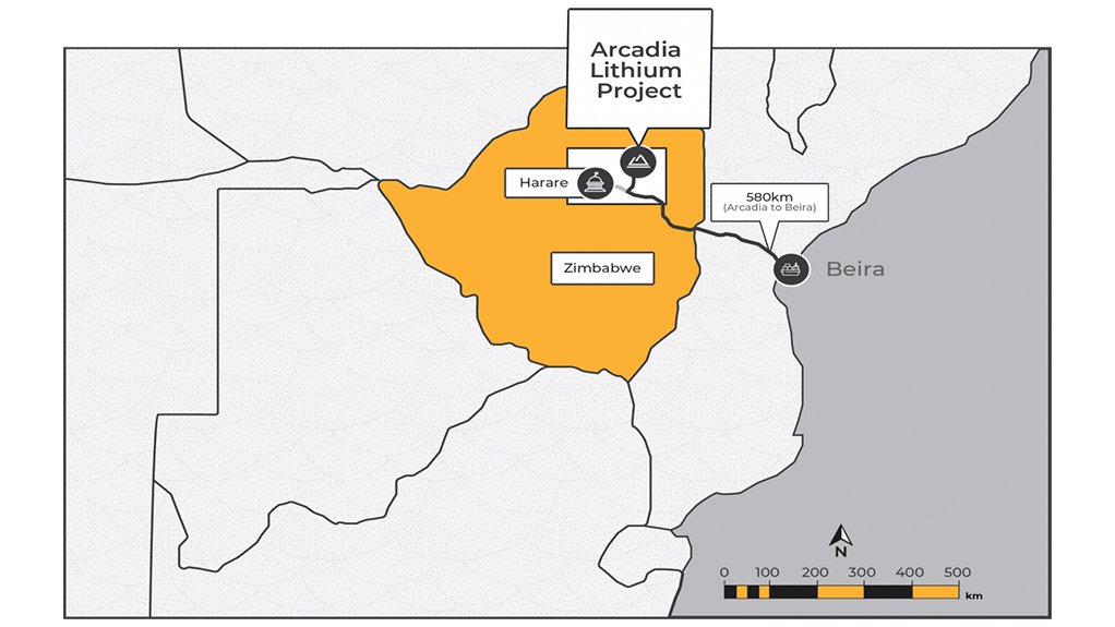 Arcadia lithium project, Zimbabwe – update