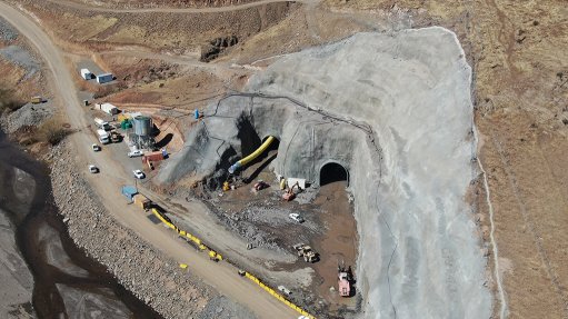 Tunnelling works at Lesotho  Highlands Water Project progressing