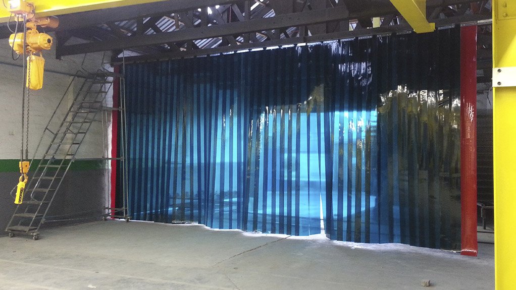 The specially formulated material used for Apex Welding and Safety Screens incorporates a heavy duty ultra violet light absorber that ensures dangerous u.v. radiation is safely contained in the curtained off area, protecting workers in the close vicinity. 