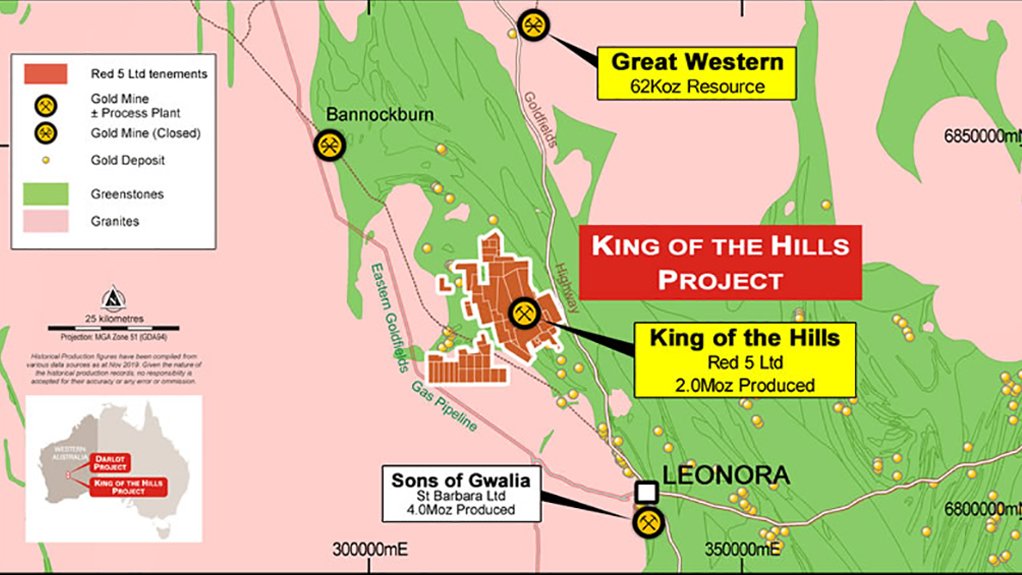 King of the Hills gold project, Australia