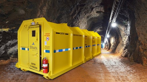 SAFE KEEPING 
Strata ERCs safeguard mineworkers if they get trapped underground or if the air-quality in the mine is compromised
