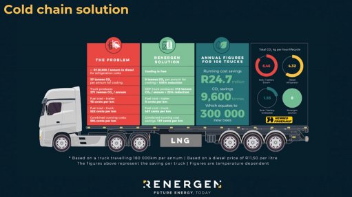 Renergen announces new LNG truck solution, adds another LNG supply route