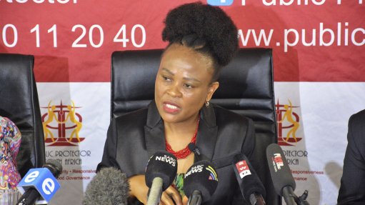 Panel to consider Mkhwebane's removal unlikely to start work this year