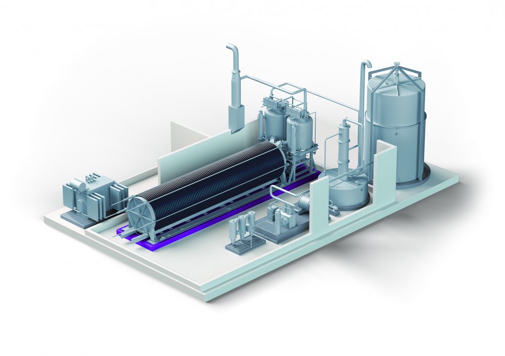 The Nel electrolyser...a 3.5 MW alkaline electrolyser. Nel also supplies PEM electrolysers.