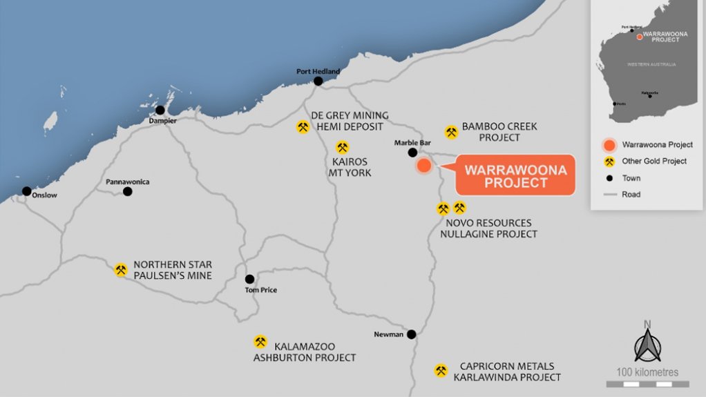 Warrawoona gold project, Australia