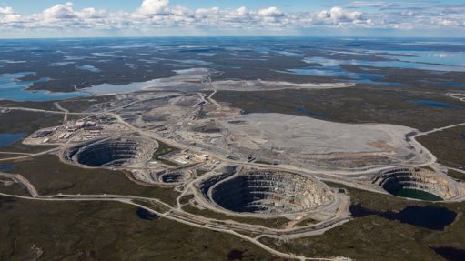 The Ekati mine, in Canada's Northwest Territories