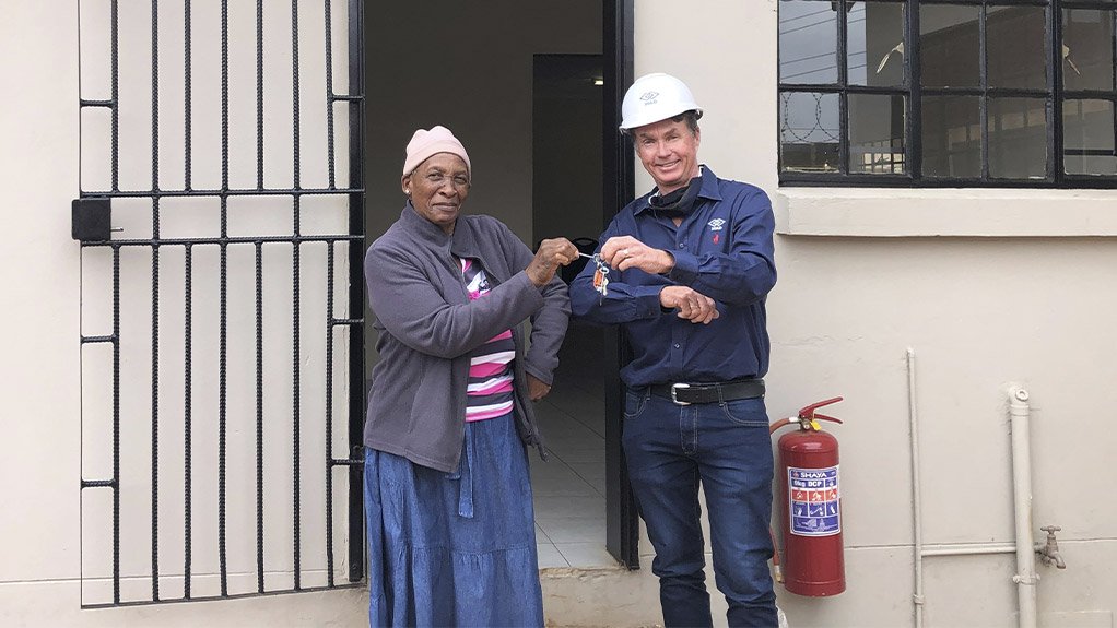 M&D Construction Group gives pensioner and her three sons a house that they can call home  