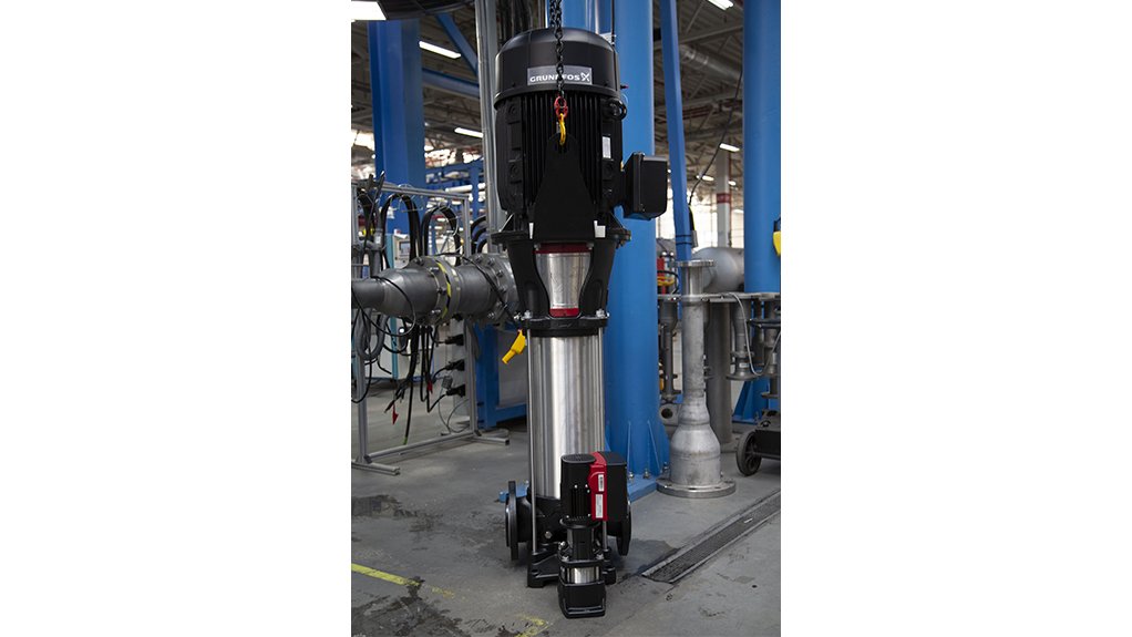 BETTER PERFORMANCE
The Grundfos CR185 vertical multistage centrifugal pump allows higher flow rates and delivery heads