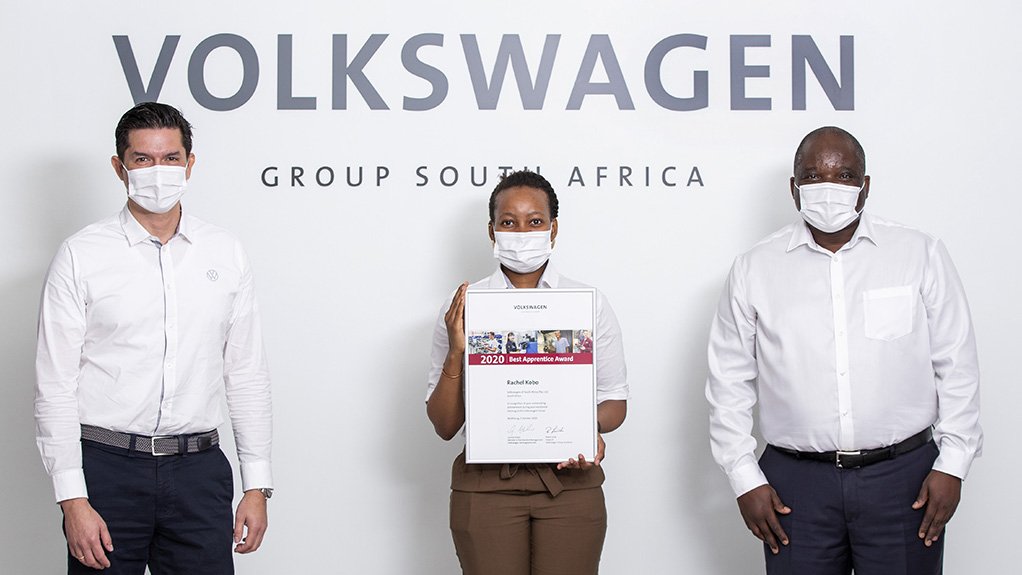 VWSA MD Dr Robert Cisek, Rachel Kobo and Thabo Nkoane