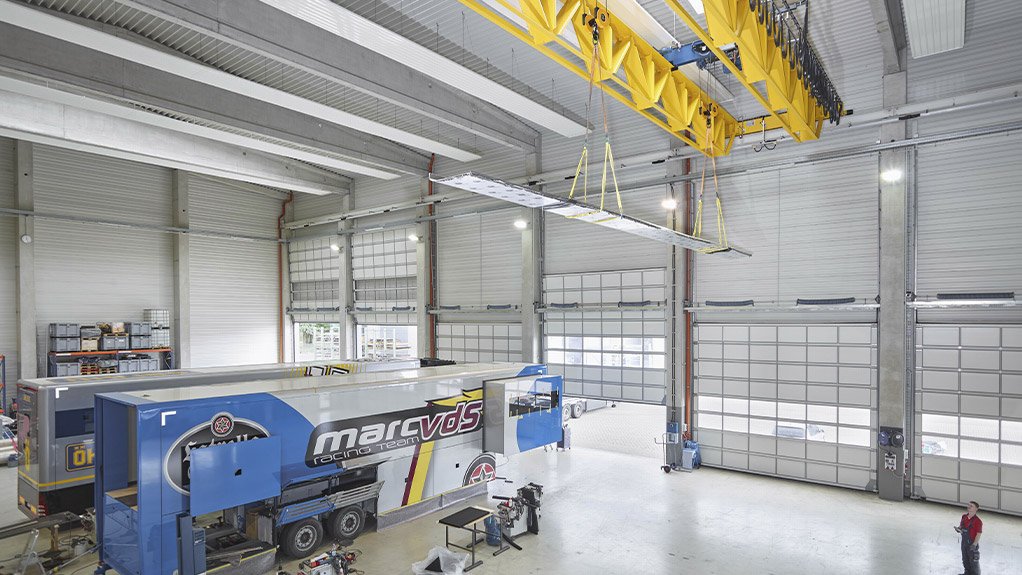 Demag supplies rope hoists and v-type girders to motorsports giant in Germany