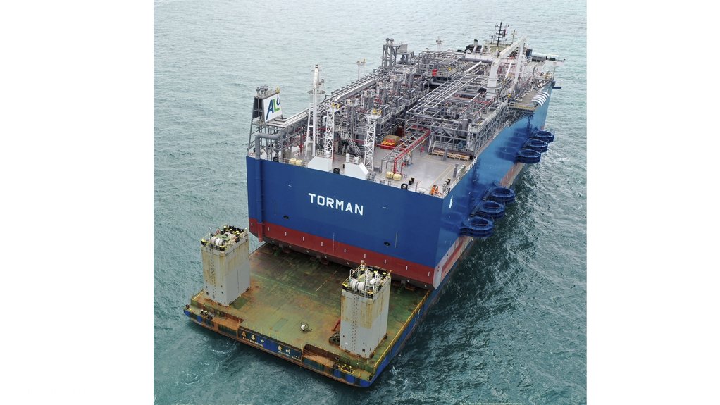 Ghana’s floating regasification unit arrives in Tema port
