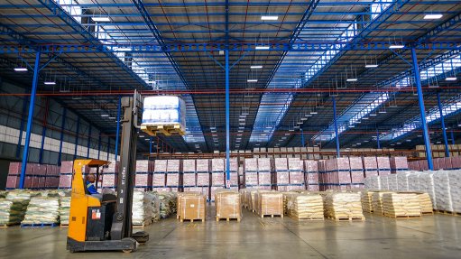 A Bidvest International Logistics warehouse