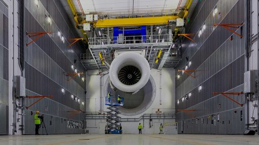 Rolls-Royce’s new Testbed 80, with a Trent XWB engine installed.