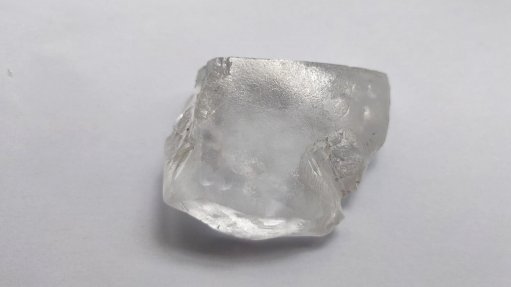 Petra's Cullinan mine produced this 299 ct Type IIa white gem-quality diamond in January