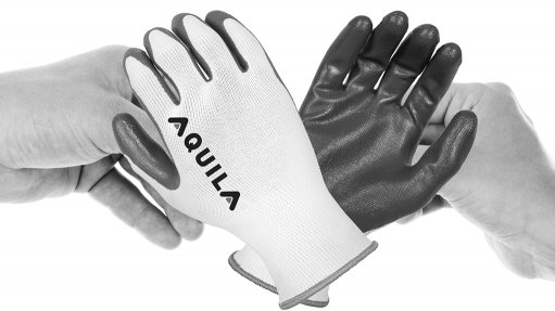 Aquila NR3006 nitrile coated nylon gloves