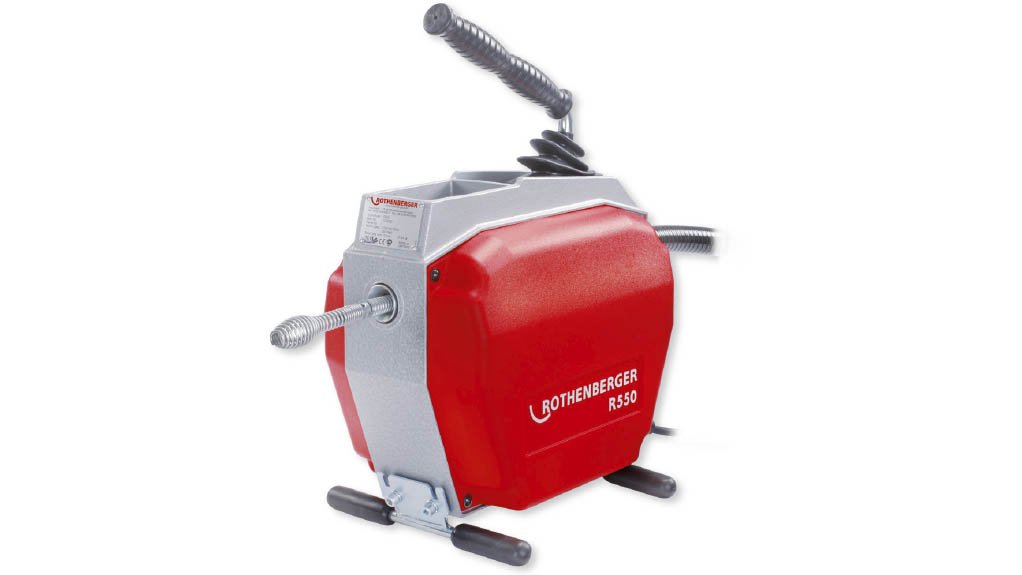 The R550 drain cleaning machine from Rothenberger