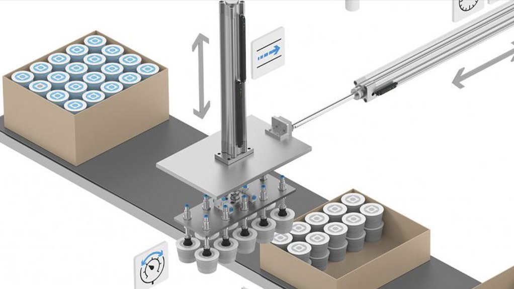 Highly flexible pick and place with digitised pneumatics from Festo
