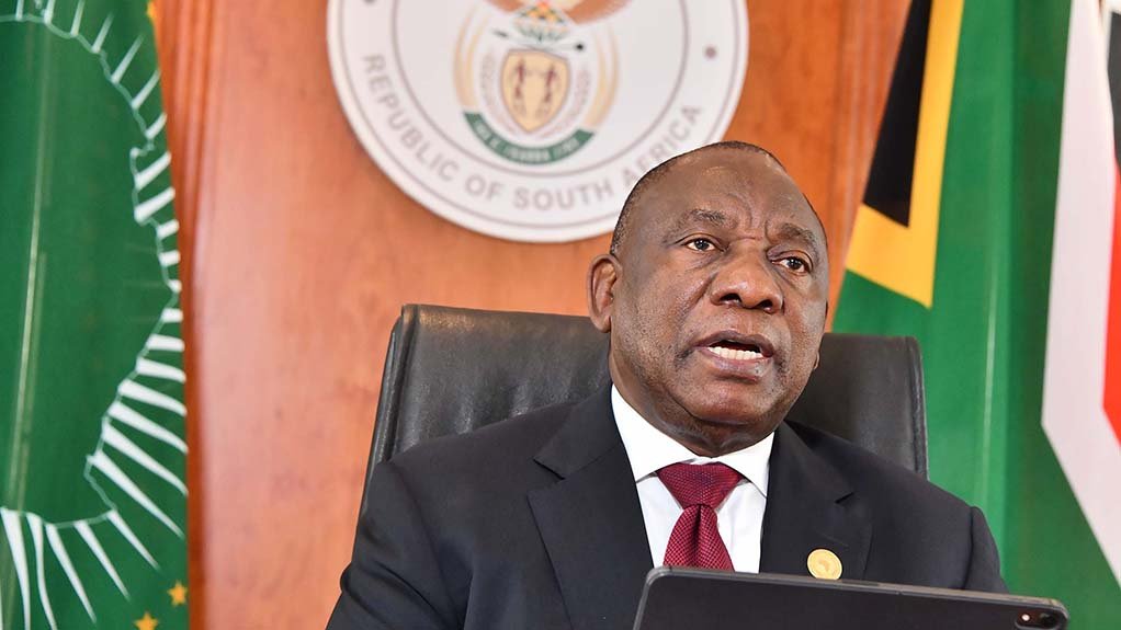 South African President & AU chairperson Cyril Ramaphosa