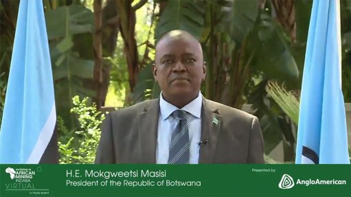 Botswana president Mokgweetsi Masisi 