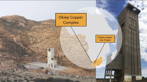 The Okiep Copper Complex that Orion Minerals has an option to acquire.