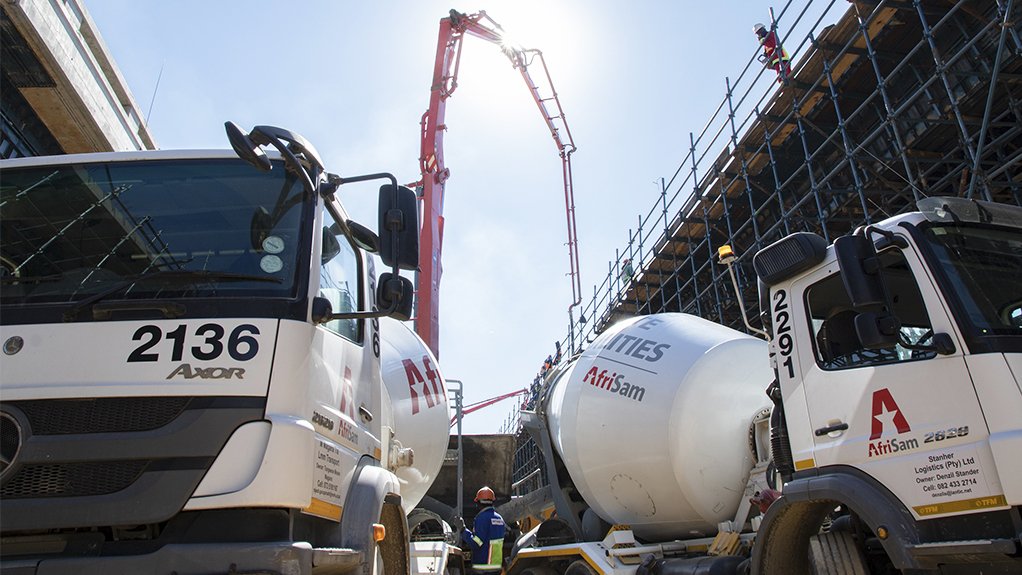AfriSam supplied almost 9 000 m³ of readymix concrete for the Watt Street Interchange in Sandton.
