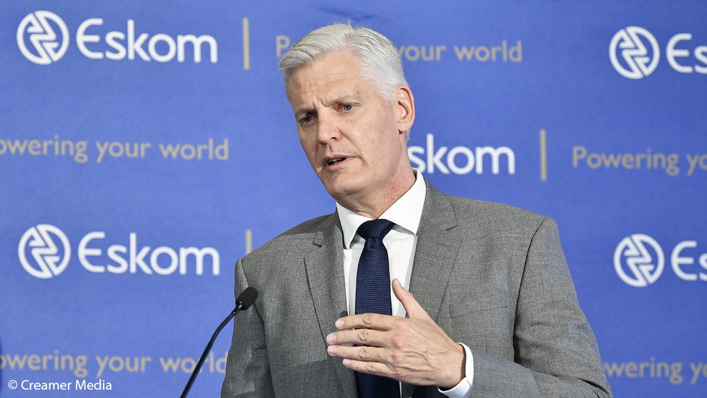 Eskom CEO Andre de Ruyter