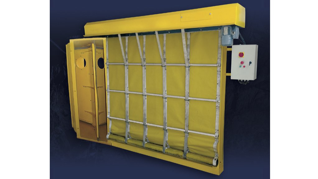 GREAT FLOW 
The automated UVSS Roll Up PVC doors are installed to control ventilation and airflow in a ventilation district at each level of the underground mine 