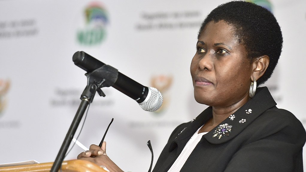 Former state security minister Dipuo Letsatsi-Duba